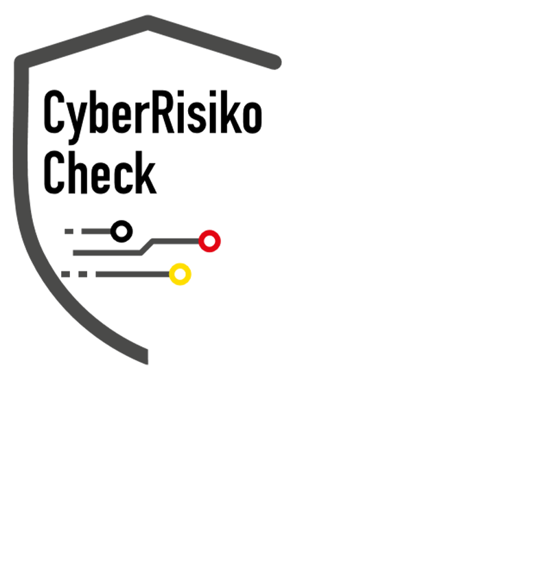 Cyber Risiko Check Logo des Bundesamtes für Informationssicherheit